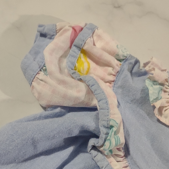 Vintage romper for baby girl size 0/6M - Picture 3 of 8